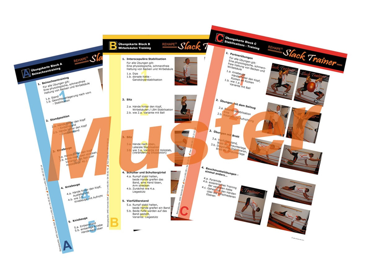 Slacktrainer Poster Set DIN A4
