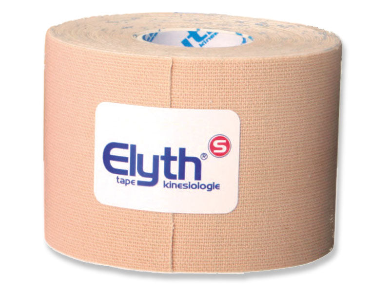 Elyth-25mm-x-5m-S-Tape-neutral-fuer-elastischen-kinesiologischen-Tapeverband