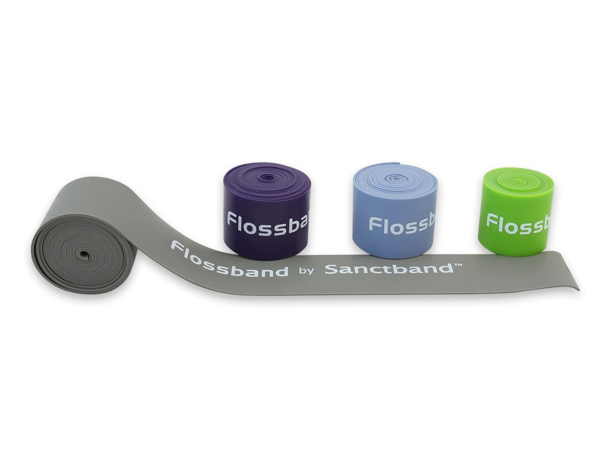 Flossband 4er Set - Level 1-4 in 5 cm x 206 cm